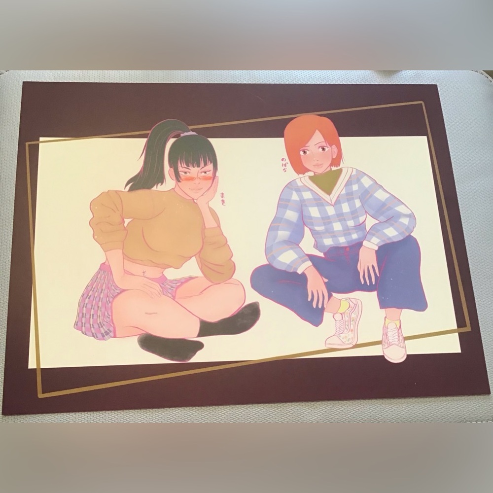 Jujutsu Kaisen NobaMaki Anime Art Print